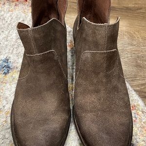Born Kerri Taupe Distressed Bootie